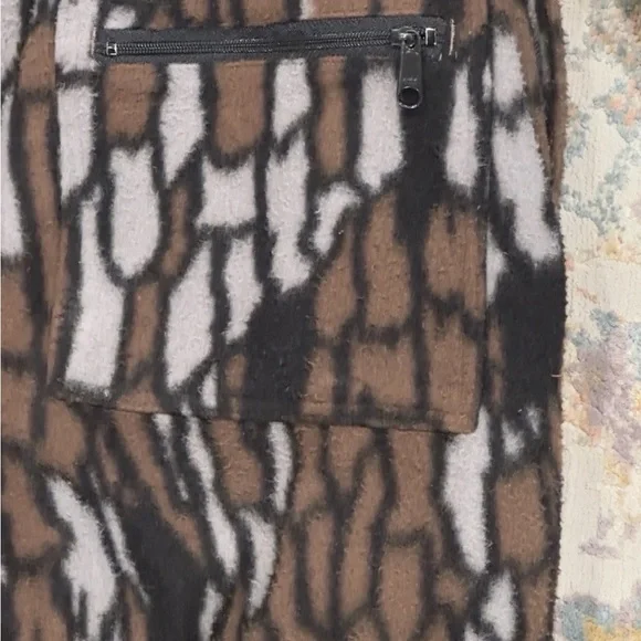 Vtg Cabela's Camoflauge Gorpcore Hunting PolarFleece Jumpsuit Made US Sz M 38-40 - Picture 6 of 10